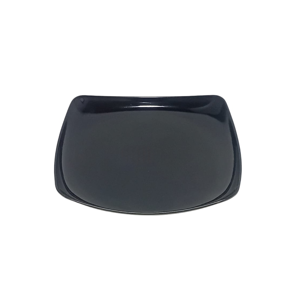 130220049 MELAMINE BLACK PLATE 9” MM