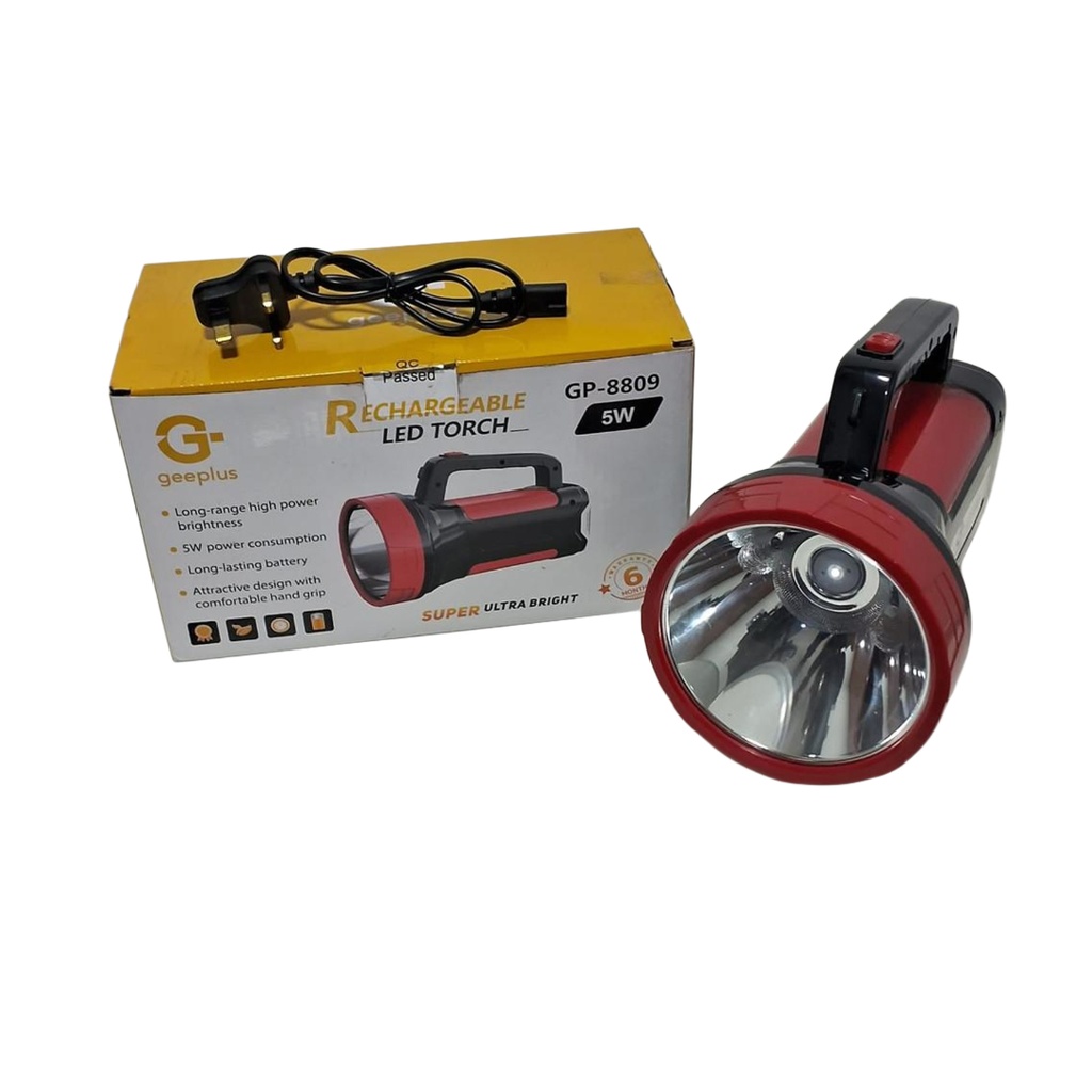 KFD-8809  LED RECHARGEABLE TORCH 5W