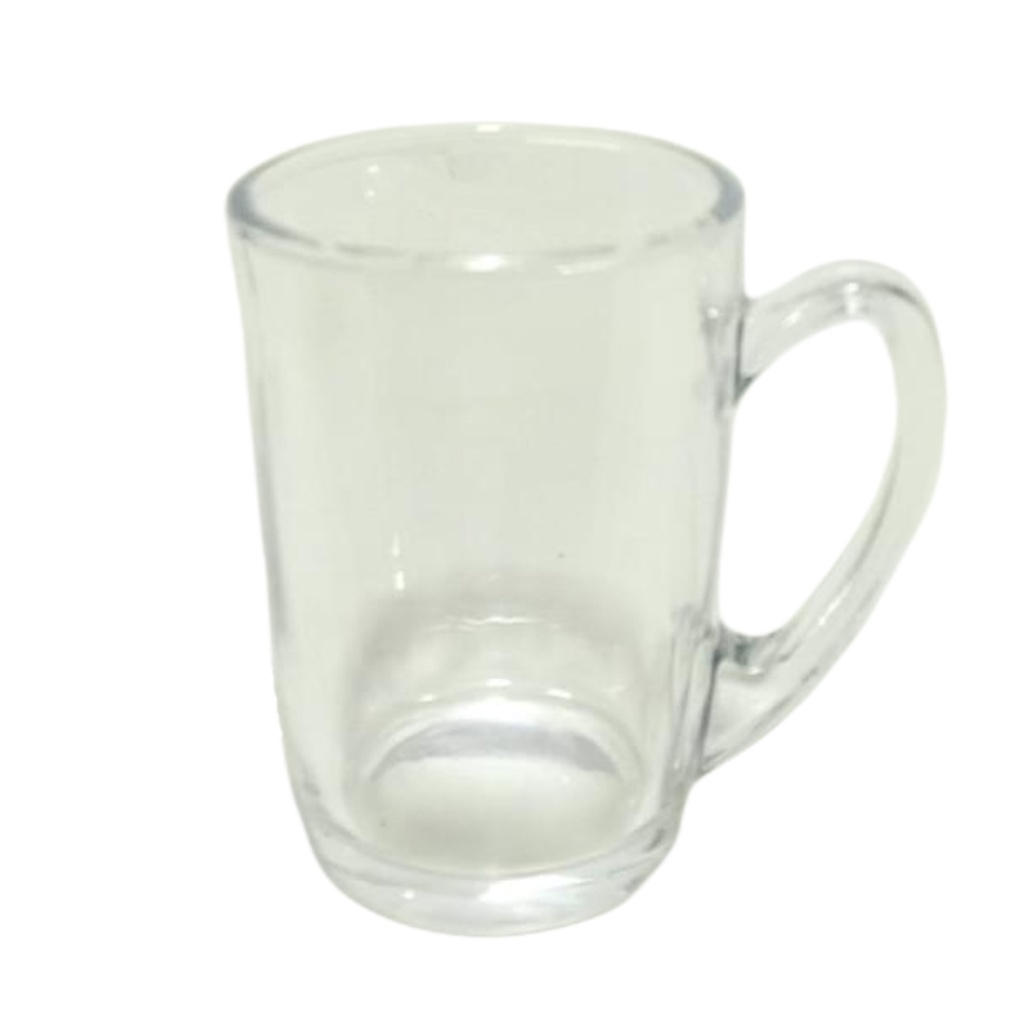 A00013 ZB-46 GLASS MUG (HEIGHT 8.5CM DIAMETER 6.3CM)