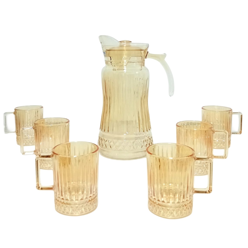 YZH40/L7HA-GOLD DRINK SET 7PCS