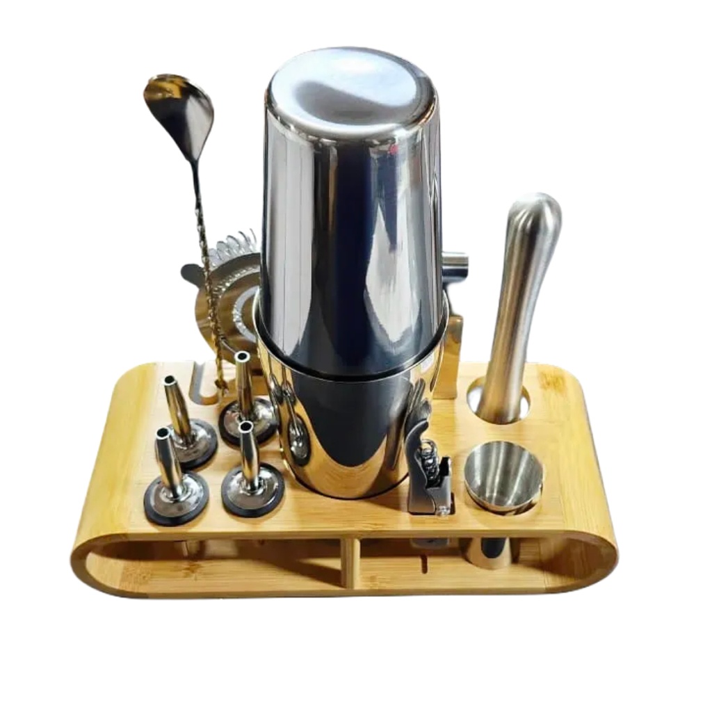 [1042682] A00170 7215 750+550ML 12PCS S/S BOSTAN SHAKER SET