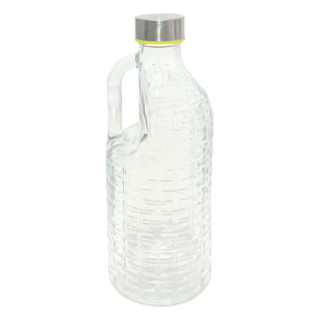 1156-46 GLASS BOTTLE 1100ML (HEIGHT 25.5CM DIAMETER 3.4CM)
