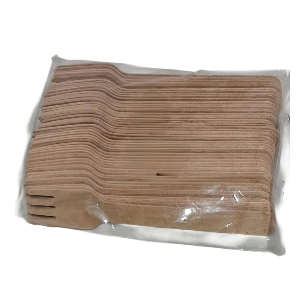 [1043924] WOODEN FORK MD 50PCS