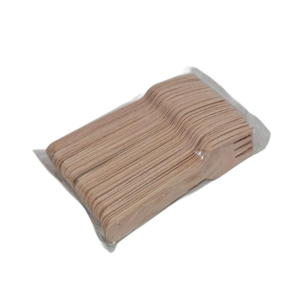 [1043929] WOODEN FORK LG 50PCS