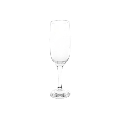 [1010699] SW072C GLASS FLUTE 215ML  (BLOOM) (HEIGHT:21CM,DIAMETER:4.9CM)