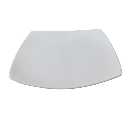 [1012413] 4820 DANKOTUWA SQUARE  WHITE DINNER PLATE 10.5” 