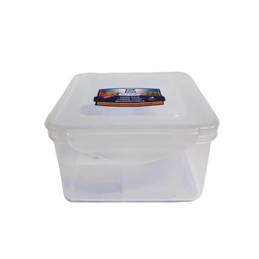 [1015063] (SQ1201) TRANS. SQUARE BOX 1200ML 