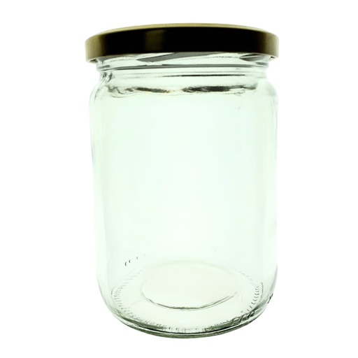 [1018920] GLASS MASON JAR 555ML GHERKIN -DS40 F30000790E800001 (HEIGHT 12.1CM, DIAMETER 7.6CM)