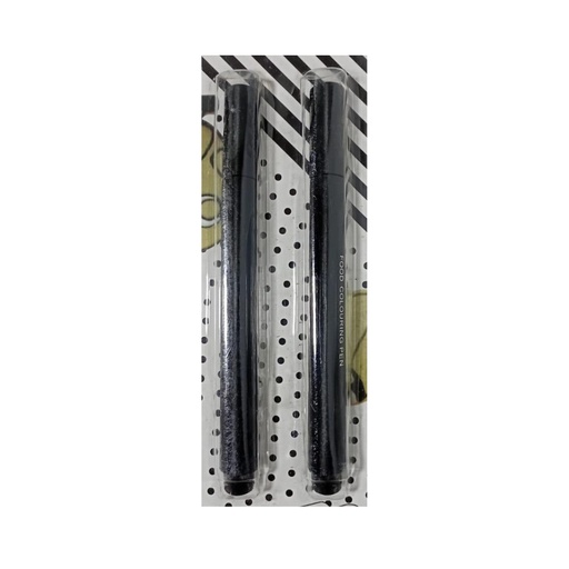[1024354] EDIBLE PEN 2 IN 1 BLACK