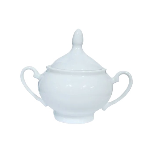 [1025669] RLF 1-00908A0 PORCELAIN WHITE SUGAR BOWL 