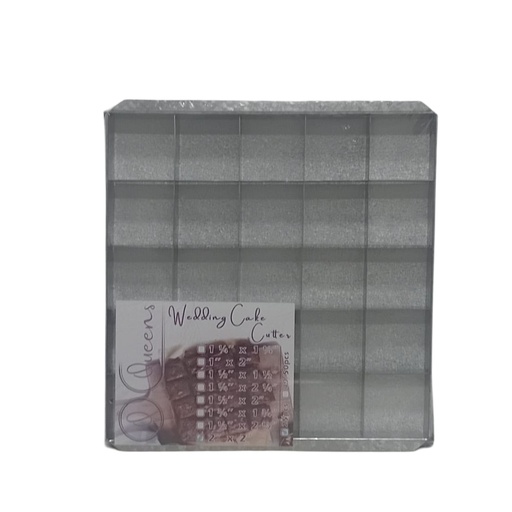 [1025795]  ( 2*2 ) W/CAKE CUTTER 25PCS