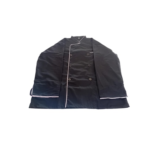 [1026802] CHEF JACKET XL (BLACK)