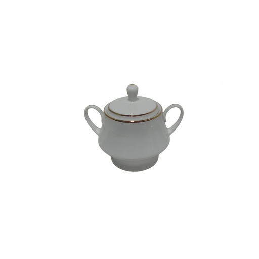 [1027540] 91127  NORITAKE GOLD LINE SUGAR BOWL 736452