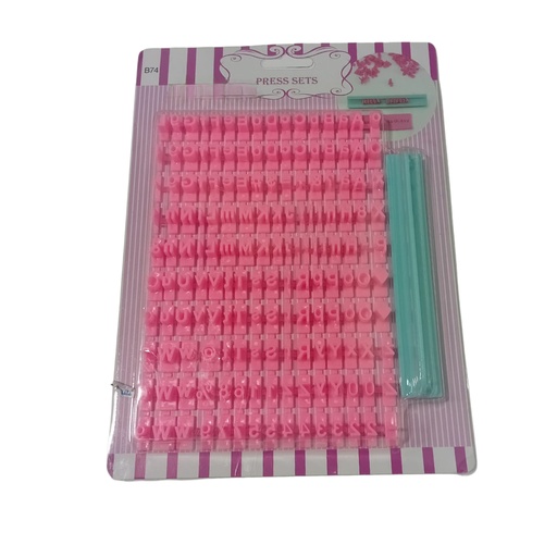 [1030280] PINK LETTER SET