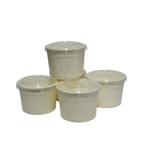 [1030352] WHITE CONTAINER 300ML 50PCS