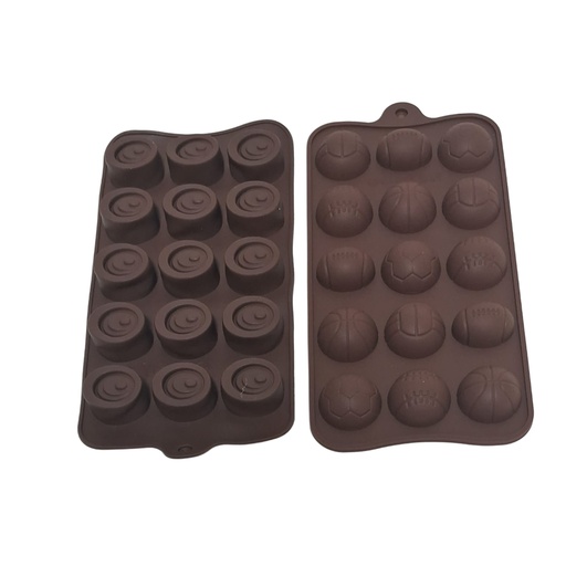 [1032027] CHOCOLATE MOULD LOLLIPOP ROUND SHAPE