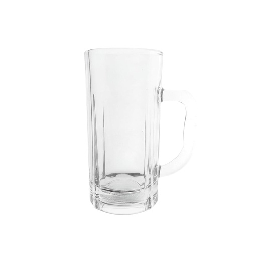 [1032487] GLASS MUG 450ML YJZB-5813-2 (HEIGHT 15.5CM  DIAMETER 7.5CM)