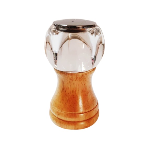 [1038200] 243-41  PEPPER & SALT BOTTLE WOODEN WITH ACRYLIC