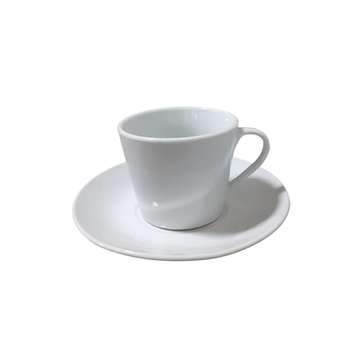 [1039763] 220 WHITE CUP & SAUCER