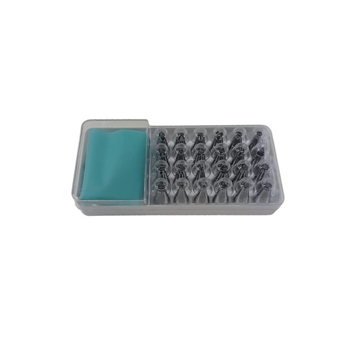 [1040214] NOZZLE SET SM CLEAR BOX 25PCS 