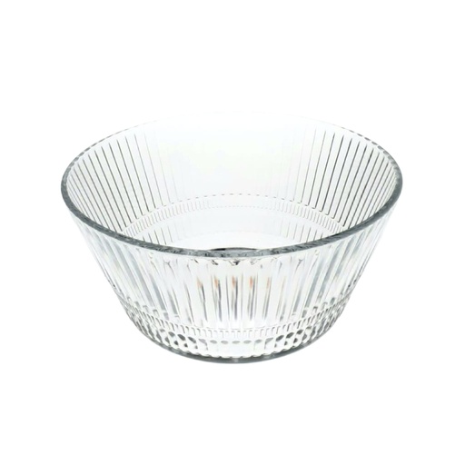 [1040979] TW9003-7 GLASS BOWL (HEIGHT: 8.5CM, DIAMETER: 18CM)