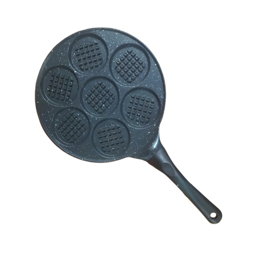 [1041118] TR-186 WAFFLE FRYPAN 7 HOLE