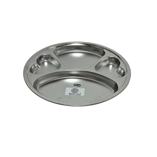 [1041278] 000A39 QY-2459 S/S  DIVIDED PLATE RD 30CM