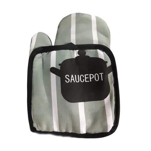 [1041552] 214-19 OVEN GLOVE & POT HOLDER 