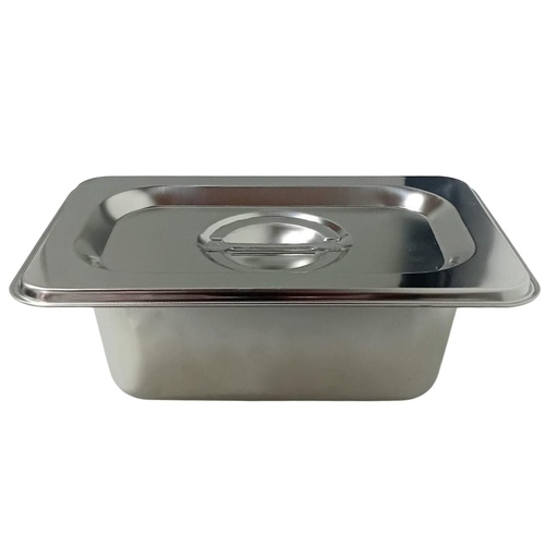 [1041614] (1*9 2") GN PAN WITH LID (LENGTH 17CM WIDTH 11CM HEIGHT 7CM)