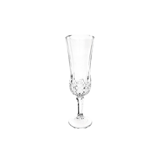 [1041669] WINE GLASS  FLUTE 155ML 3PCS YJSK-3203-1 (HEIGHT: 20CM, DIAMETER: 6CM)