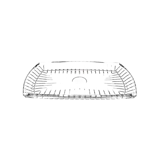[1042023] DSP2051-10A (MS1320-340Z) GLASS TRAY (LENGTH 33.5CM WIDTH 18.5CM HEIGHT 2.5CM)