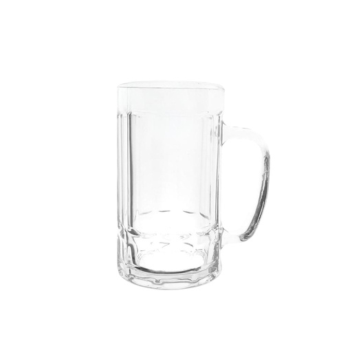 [1043045] ER-18 GLASS BEER MUG TEMPERED 380ML