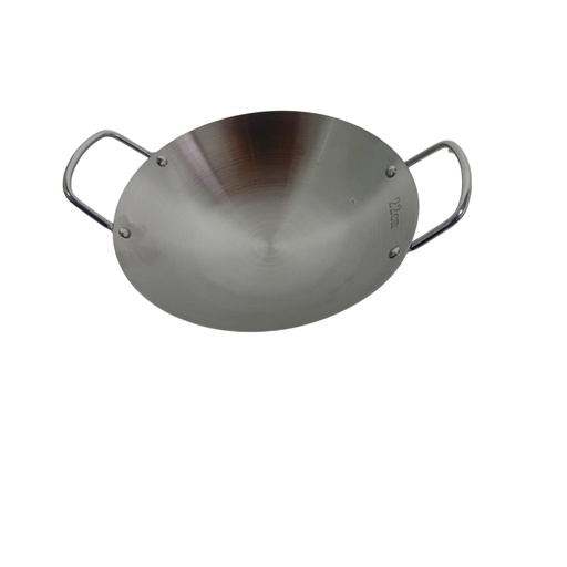 [1043204] S/S WOK 22CM D/H