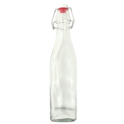 [1043849] 1156-42 GLASS BOTTLE 500ML (HEIGHT 27CM DIAMETER 2CM)